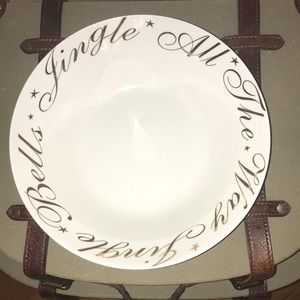 Christmas jingle bell bowl